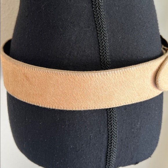 ESCADA ELITE ACCESSORIES Women’s Large Ornate Brass Tone Buckle Cowhide Belt L main image 10